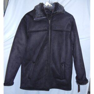 Tasso Elba Brown Long Jacket Coat Mens XL NEW NWT